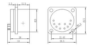 Flexible Accelerometer Sensor Mems Single Axis High Temperature Quartz ...