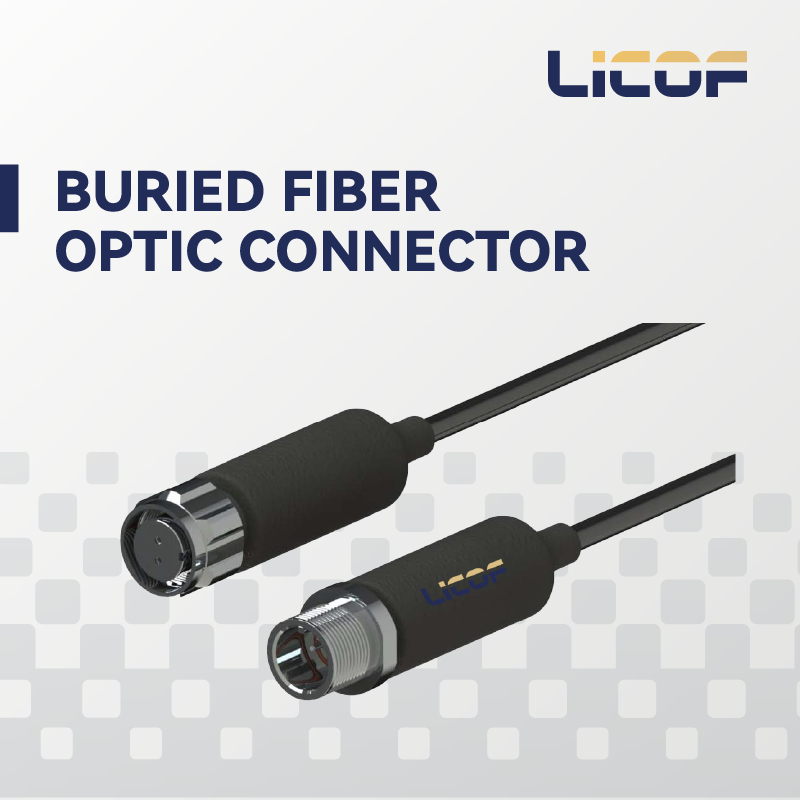 2 Core Fiber Optic Connectors Waterproof With Stainless Steel Construction