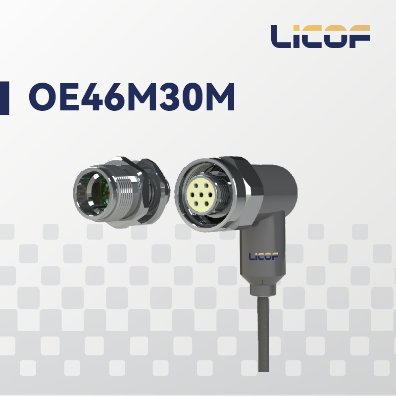 OE46M/30M Underwater Optical Electrical Connector 2-32 Cores Standard With 316L Connector Housing