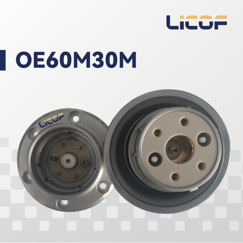 OE60M/30M Optical Electrical Connector Underwater 7-11 cores For Fiber Application